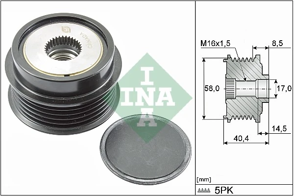Alternator Freewheel Clutch
